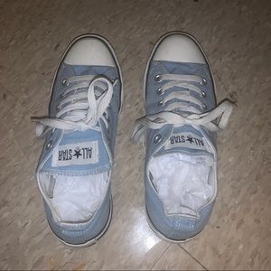 Baby blue converse
